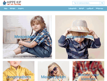 Tablet Screenshot of hippekipkinderkleding.nl